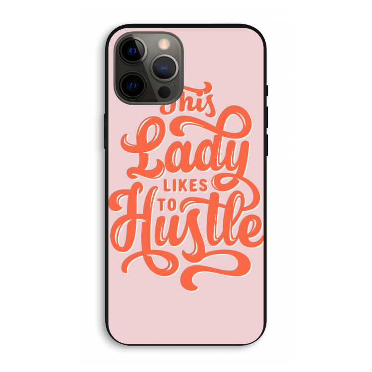 Hustle Lady: iPhone 12 Pro Max Biologisch afbreekbaar hoesje