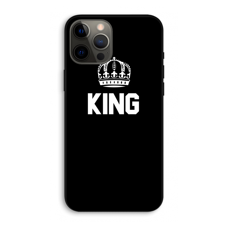 King zwart: iPhone 12 Pro Max Biologisch afbreekbaar hoesje