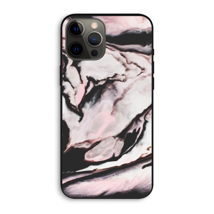 Roze stroom: iPhone 12 Pro Max Biologisch afbreekbaar hoesje