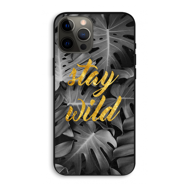 Stay wild: iPhone 12 Pro Max Biologisch afbreekbaar hoesje