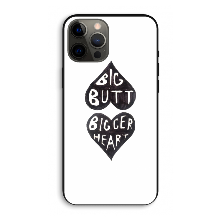 Big butt bigger heart: iPhone 12 Pro Max Biologisch afbreekbaar hoesje