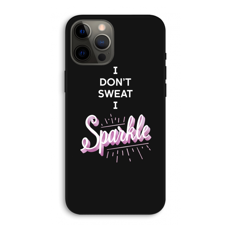 Sparkle quote: iPhone 12 Pro Max Biologisch afbreekbaar hoesje