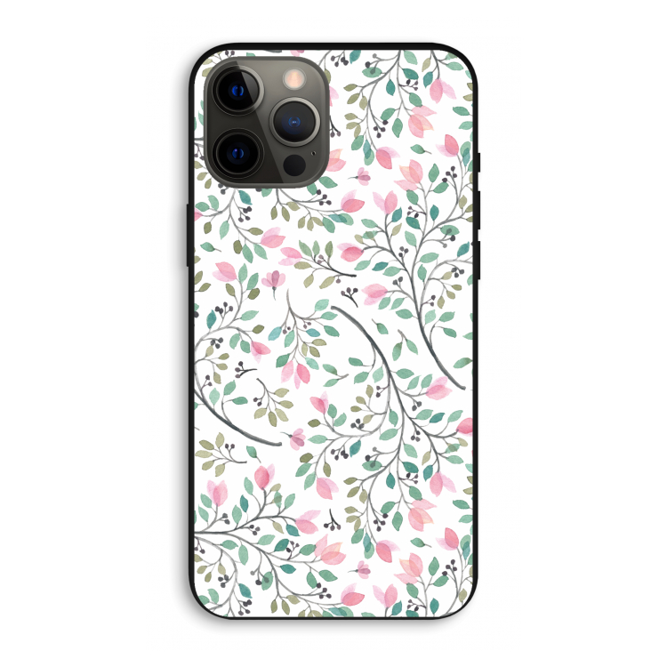Sierlijke bloemen: iPhone 12 Pro Max Biologisch afbreekbaar hoesje