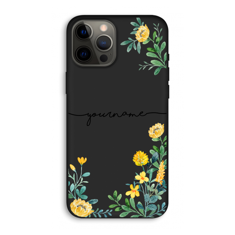 Gele bloemen: iPhone 12 Pro Max Biologisch afbreekbaar hoesje