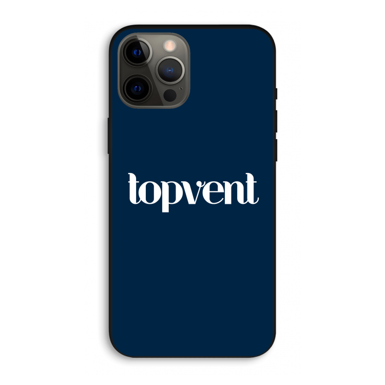 Topvent Navy: iPhone 12 Pro Max Biologisch afbreekbaar hoesje