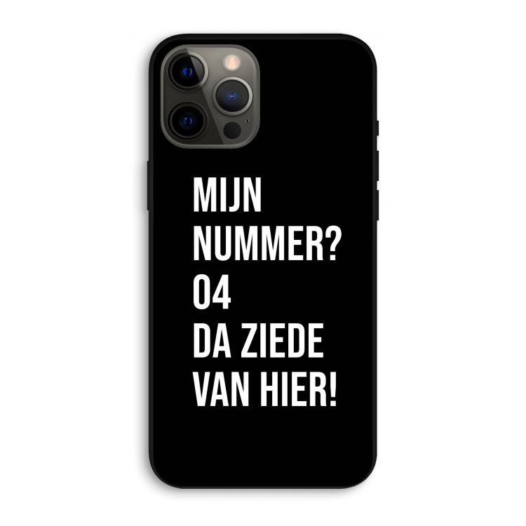 Da ziede van hier - Zwart: iPhone 12 Pro Max Biologisch afbreekbaar hoesje