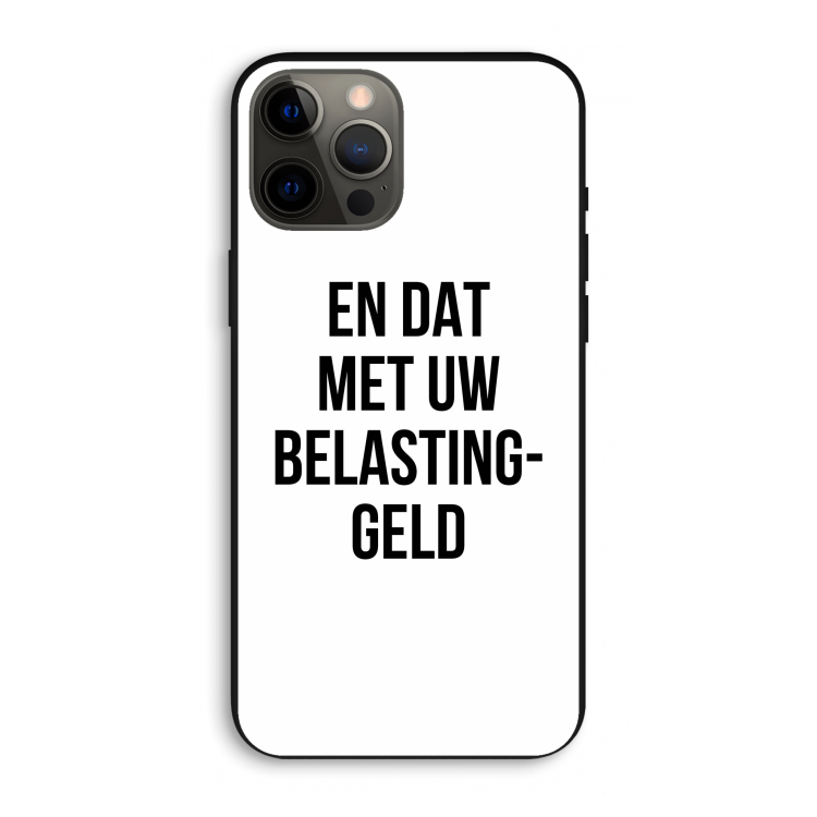 Belastinggeld: iPhone 12 Pro Max Biologisch afbreekbaar hoesje