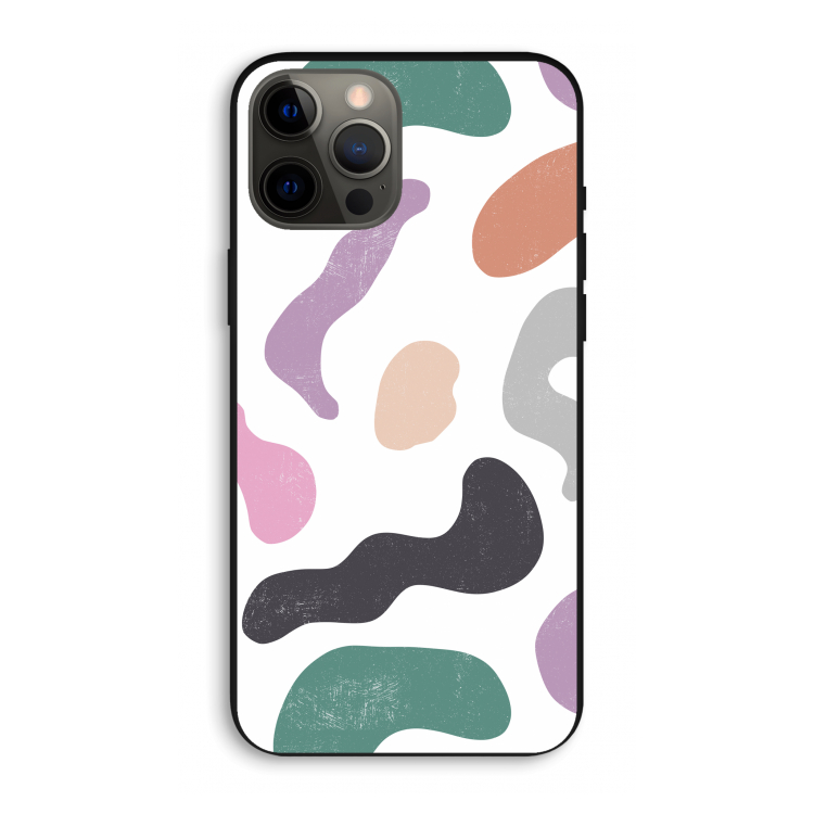 Memphis Shapes: iPhone 12 Pro Max Biologisch afbreekbaar hoesje