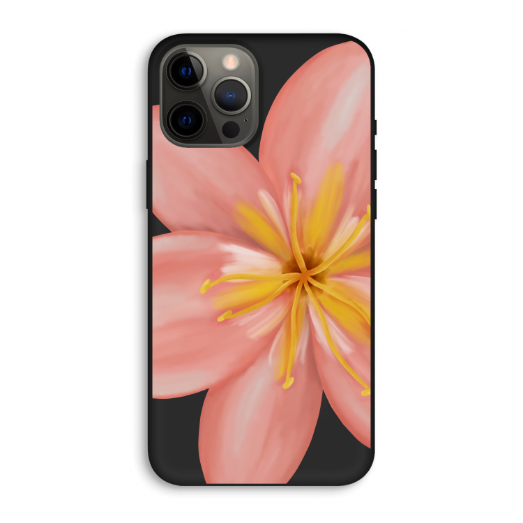 Pink Ellila Flower: iPhone 12 Pro Max Biologisch afbreekbaar hoesje