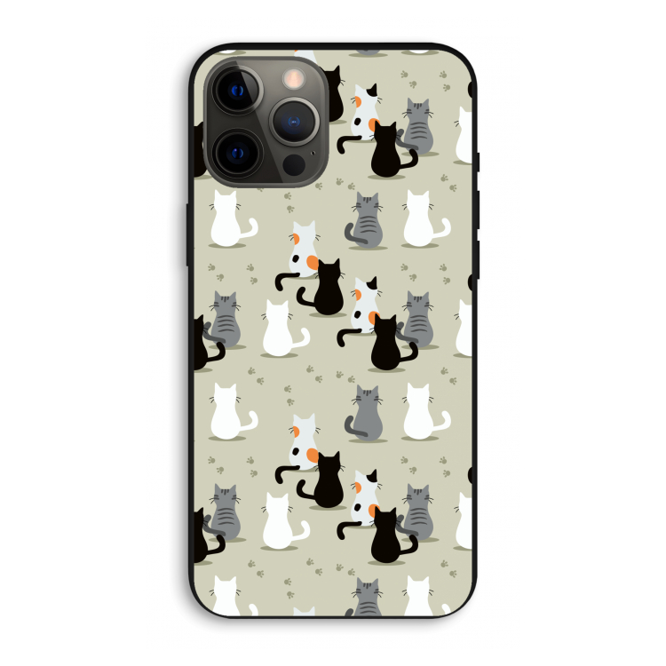 Katten: iPhone 12 Pro Max Biologisch afbreekbaar hoesje