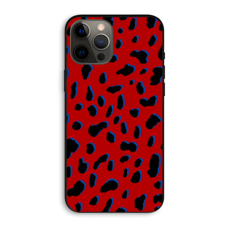 Red Leopard: iPhone 12 Pro Max Biologisch afbreekbaar hoesje