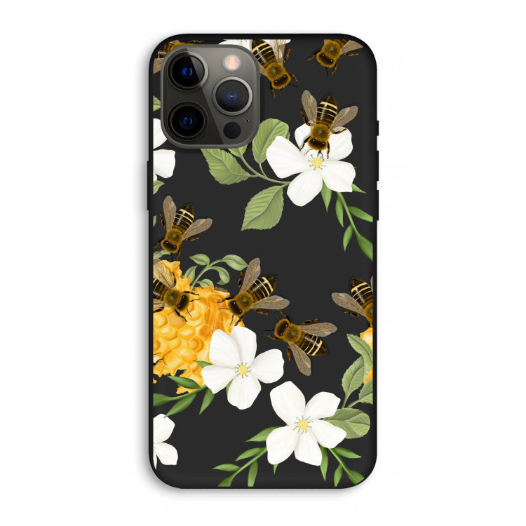 No flowers without bees: iPhone 12 Pro Max Biologisch afbreekbaar hoesje