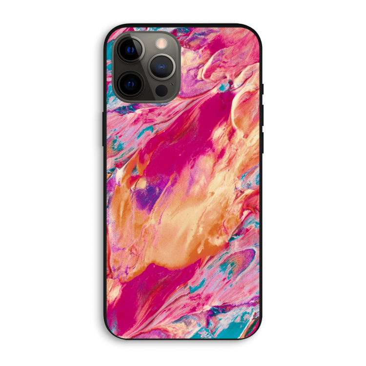 Pastel Echoes: iPhone 12 Pro Max Biologisch afbreekbaar hoesje