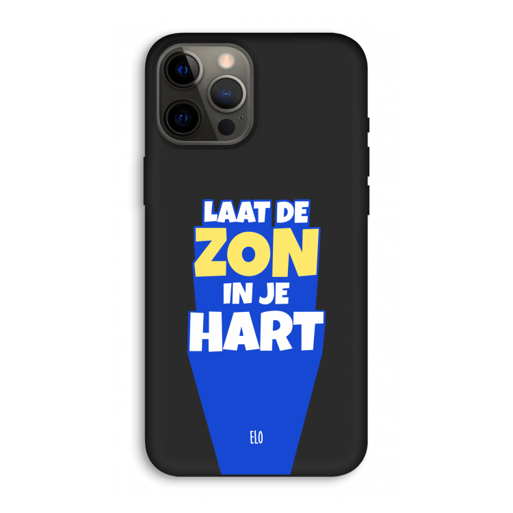 Laat de zon in je hart: iPhone 12 Pro Max Biologisch afbreekbaar hoesje