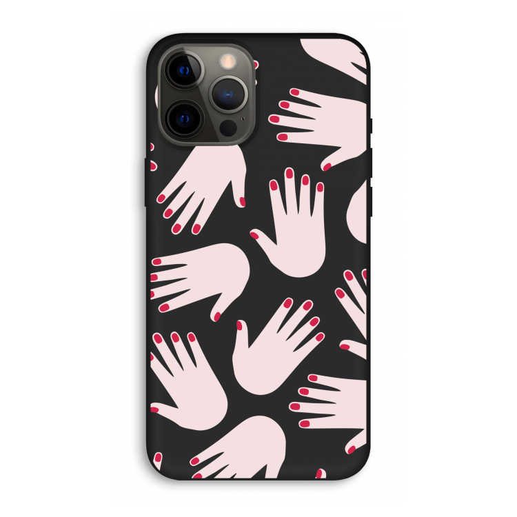 Hands pink: iPhone 12 Pro Max Biologisch afbreekbaar hoesje