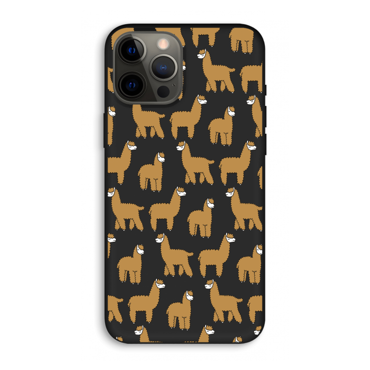 Alpacas: iPhone 12 Pro Max Biologisch afbreekbaar hoesje