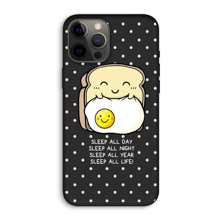 Sleep All Day: iPhone 12 Pro Max Biologisch afbreekbaar hoesje