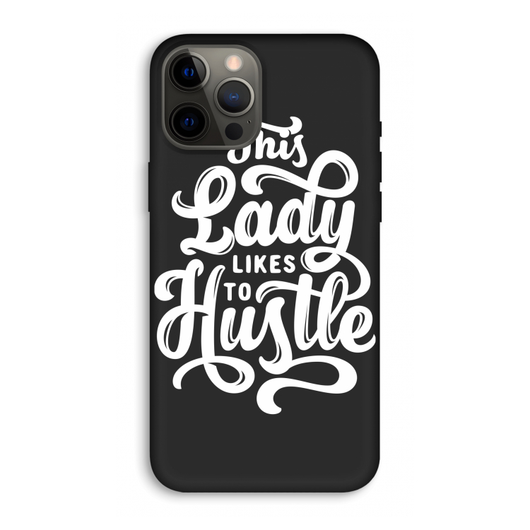 Hustle Lady: iPhone 12 Pro Max Biologisch afbreekbaar hoesje