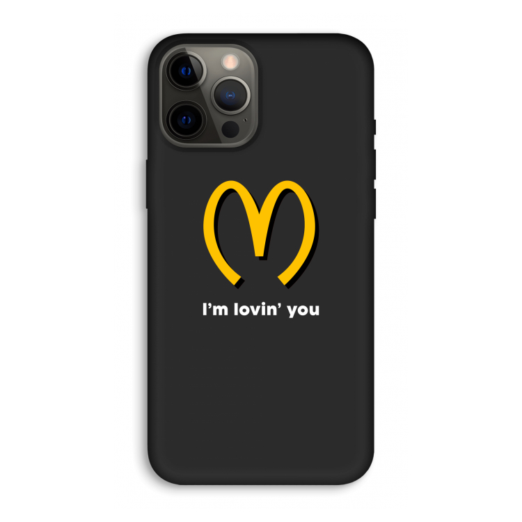 I'm lovin' you: iPhone 12 Pro Max Biologisch afbreekbaar hoesje