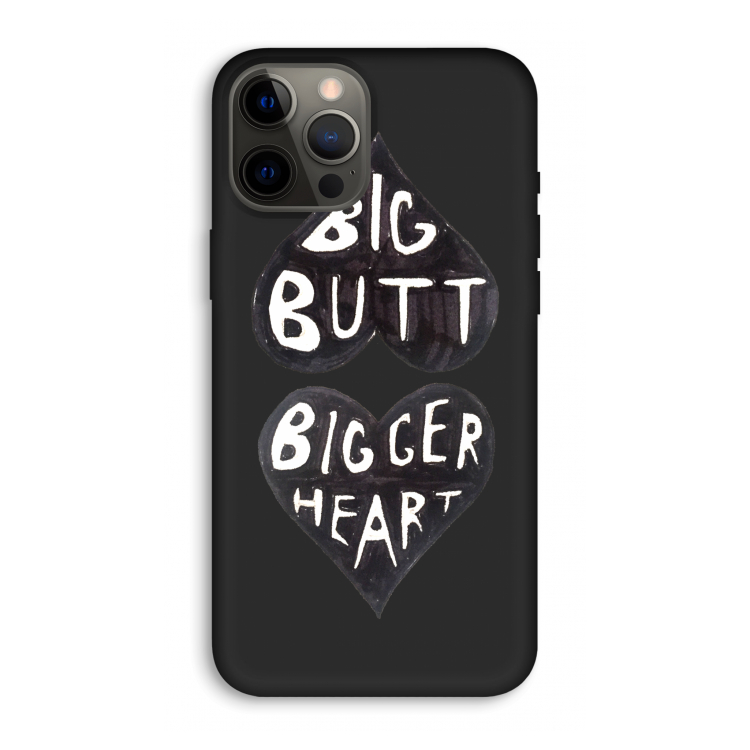 Big butt bigger heart: iPhone 12 Pro Max Biologisch afbreekbaar hoesje