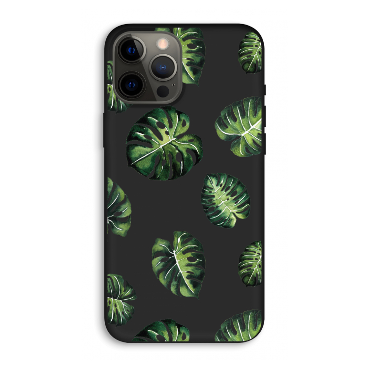 Tropische bladeren: iPhone 12 Pro Max Biologisch afbreekbaar hoesje