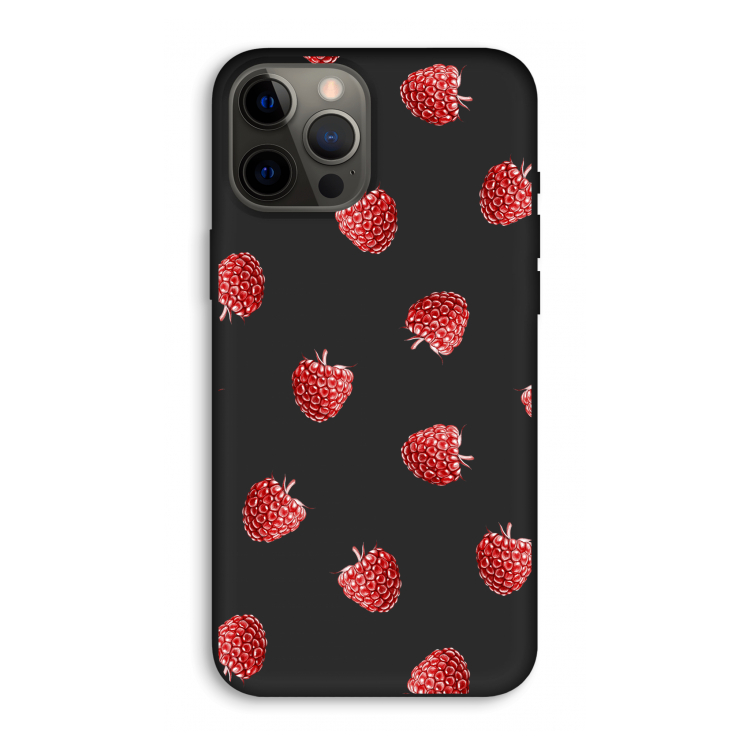 Framboosjes: iPhone 12 Pro Max Biologisch afbreekbaar hoesje
