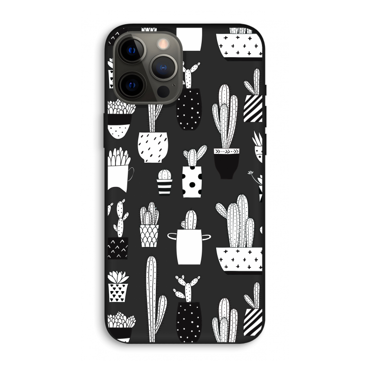 Cactusmotief: iPhone 12 Pro Max Biologisch afbreekbaar hoesje