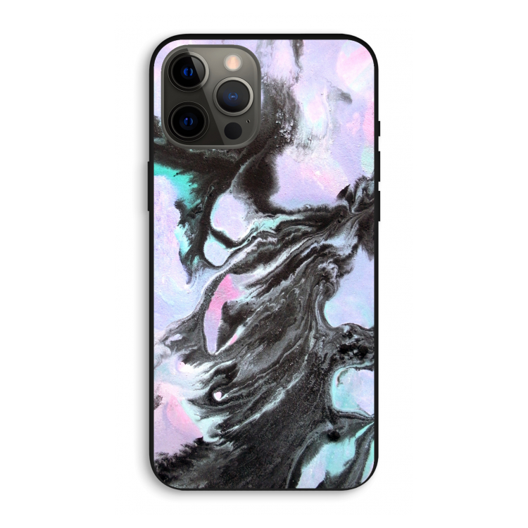 Pastel zwart: iPhone 12 Pro Max Biologisch afbreekbaar hoesje