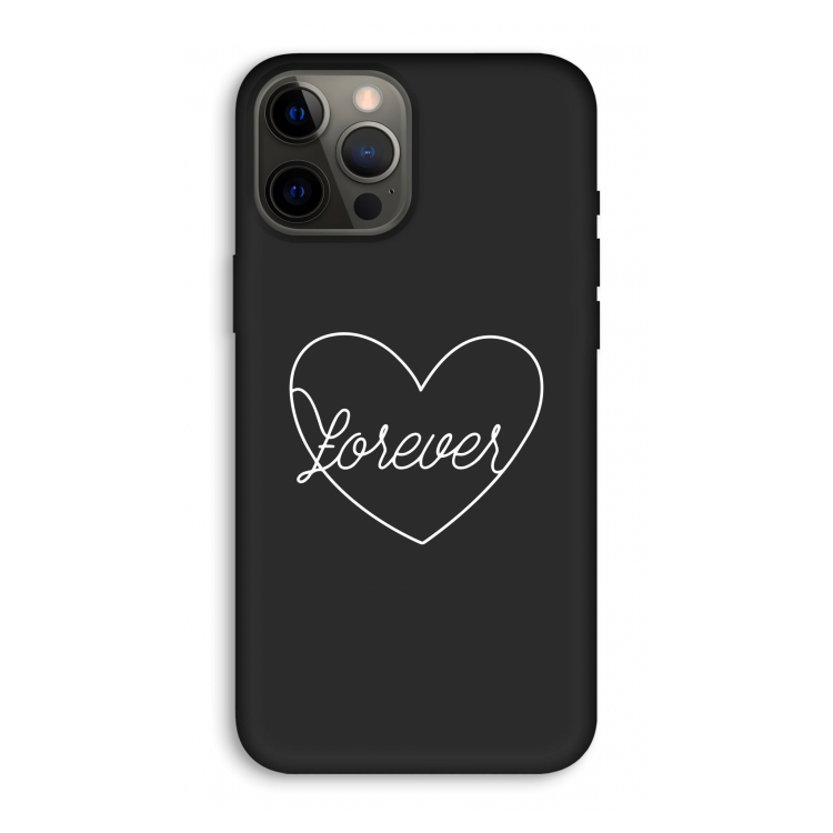 Forever heart pastel: iPhone 12 Pro Max Biologisch afbreekbaar hoesje