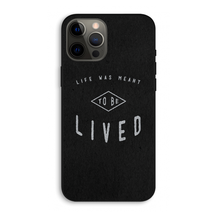 To be lived: iPhone 12 Pro Max Biologisch afbreekbaar hoesje
