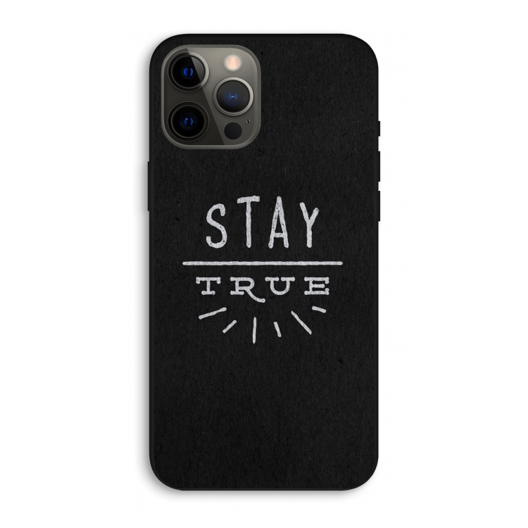 Stay true: iPhone 12 Pro Max Biologisch afbreekbaar hoesje
