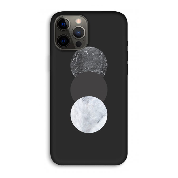Marmeren cirkels: iPhone 12 Pro Max Biologisch afbreekbaar hoesje