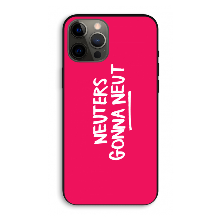 Neuters (roze): iPhone 12 Pro Max Biologisch afbreekbaar hoesje