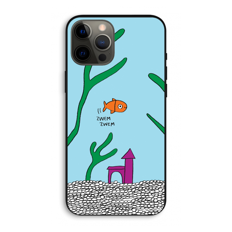 Aquarium: iPhone 12 Pro Max Biologisch afbreekbaar hoesje