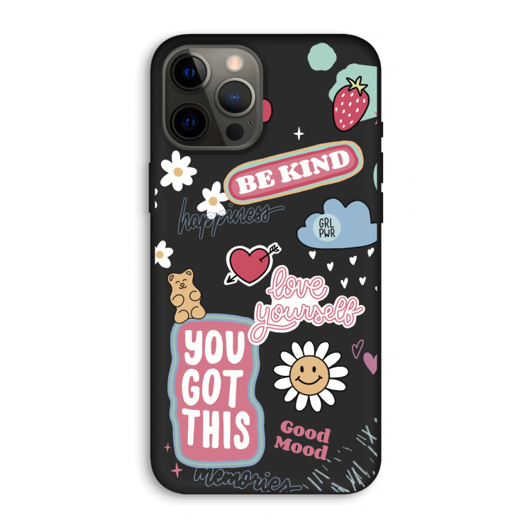 Positivity: iPhone 12 Pro Max Biologisch afbreekbaar hoesje