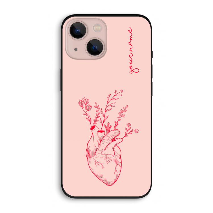 Blooming Heart: iPhone 13 Biologisch afbreekbaar hoesje