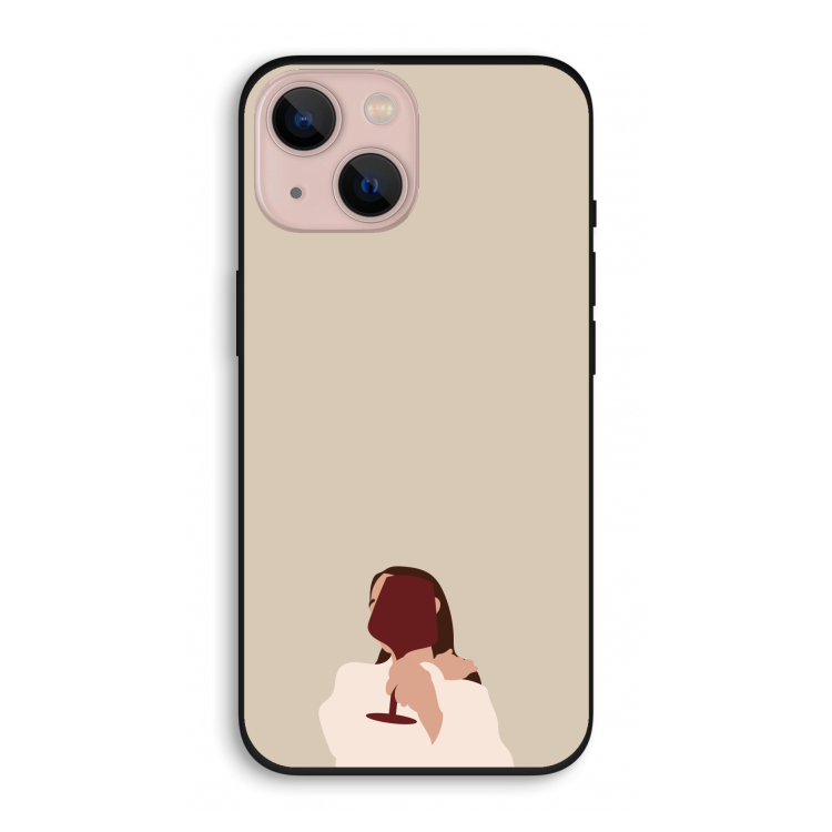 I drink wine: iPhone 13 Biologisch afbreekbaar hoesje