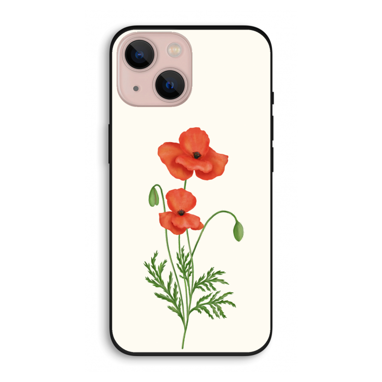 Red poppy: iPhone 13 Biologisch afbreekbaar hoesje