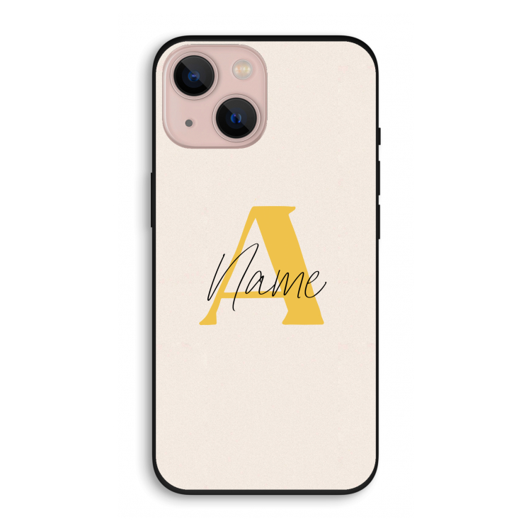 Amber Script: iPhone 13 Biologisch afbreekbaar hoesje