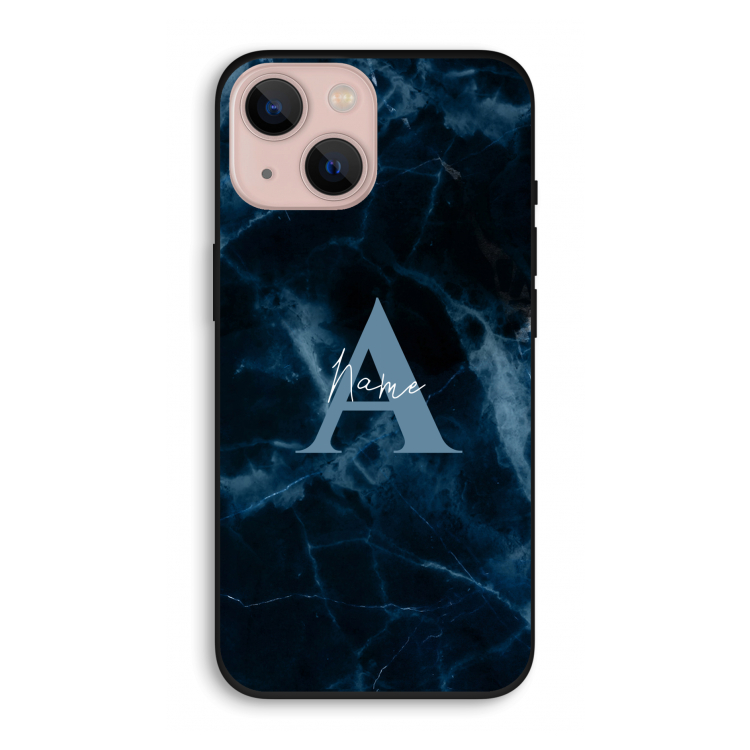 Midnight Marble: iPhone 13 Biologisch afbreekbaar hoesje
