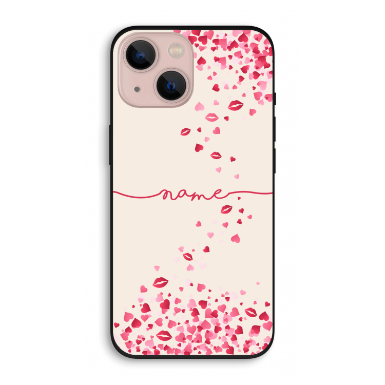 Hartjes en kusjes: iPhone 13 Biologisch afbreekbaar hoesje