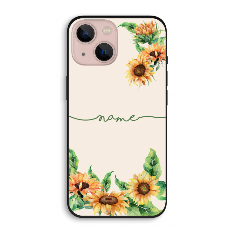 Zonnebloemen: iPhone 13 Biologisch afbreekbaar hoesje