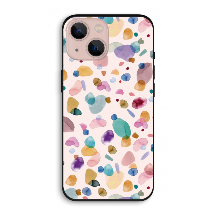 Terrazzo Memphis Pink: iPhone 13 Biologisch afbreekbaar hoesje