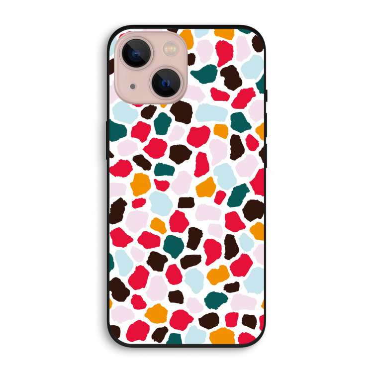 Colored Giraffe: iPhone 13 Biologisch afbreekbaar hoesje