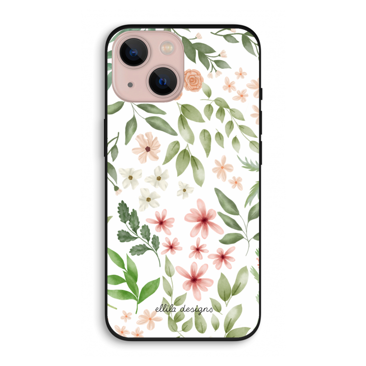 Botanical sweet flower heaven: iPhone 13 Biologisch afbreekbaar hoesje