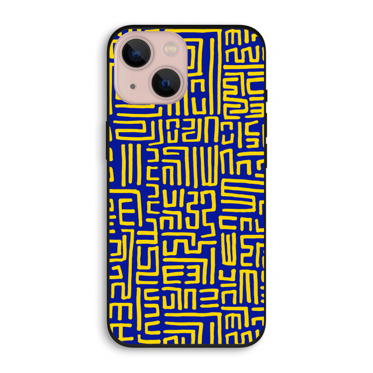 Majorelle Blue Print: iPhone 13 Biologisch afbreekbaar hoesje