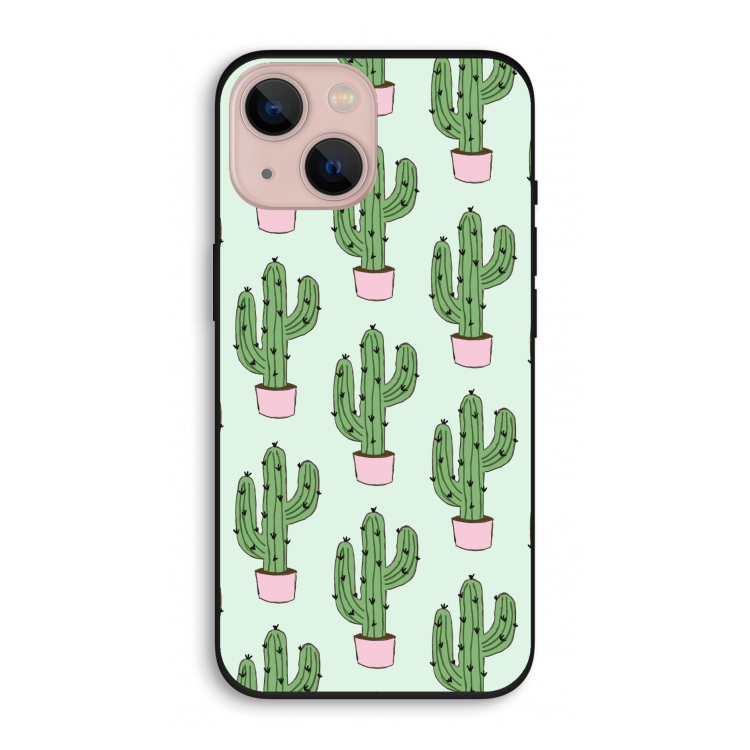 Cactus Lover: iPhone 13 Biologisch afbreekbaar hoesje