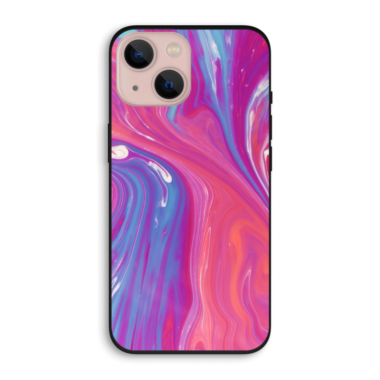 Paarse stroom: iPhone 13 Biologisch afbreekbaar hoesje