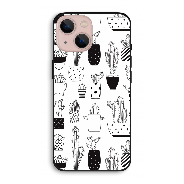 Cactusmotief: iPhone 13 Biologisch afbreekbaar hoesje