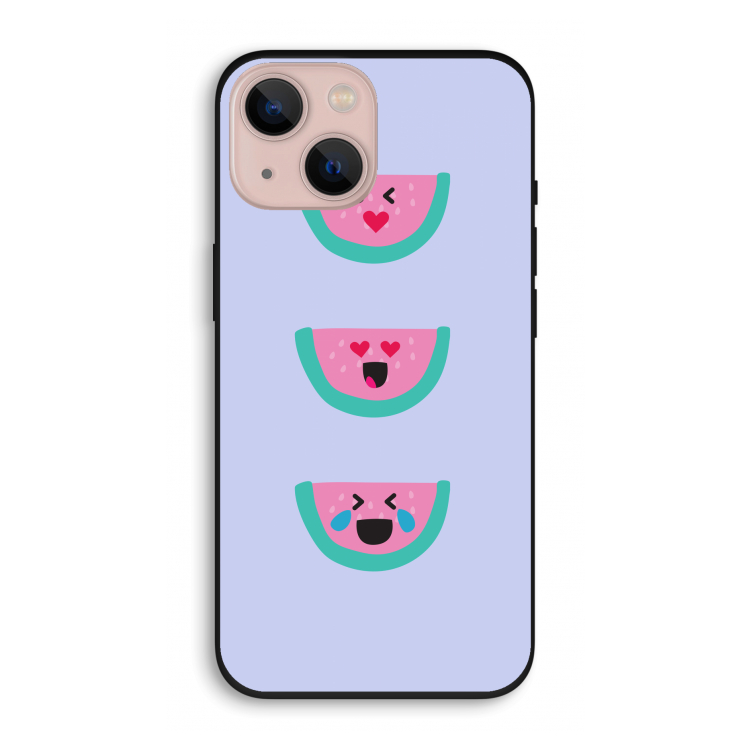 Smiley watermeloen: iPhone 13 Biologisch afbreekbaar hoesje